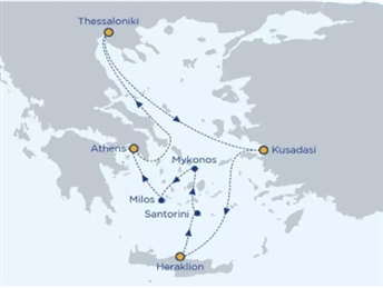 Крстарење - Idyllic Aegean од Солун 07.04.2024
