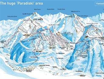 Скијање Француски Алпи 2025 / LES ARC - Paradiski 24.01.2025